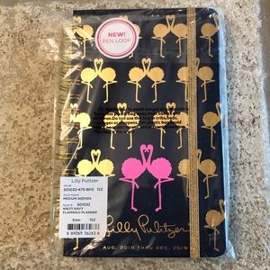 Lilly Pulitzer Nautical Navy Flamingo Planner